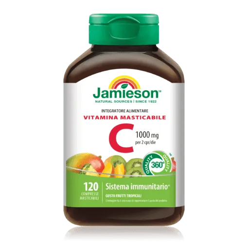 Vitamina C 1000 Masticabili 120 cpr - YakSports