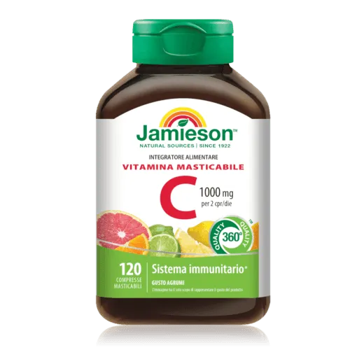Vitamina C 1000 Masticabili 120 cpr - YakSports