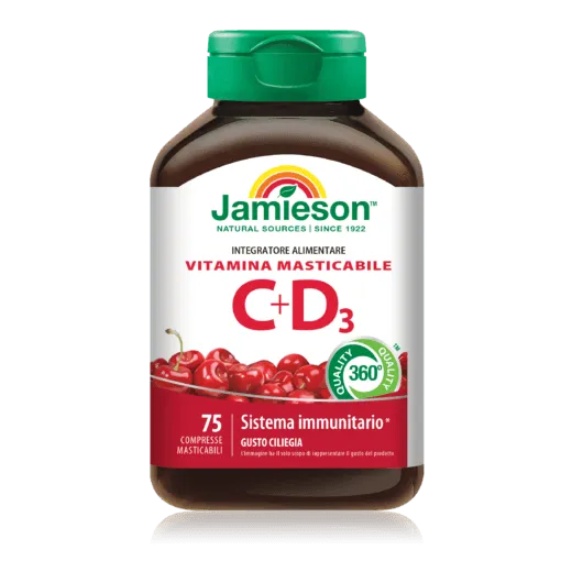 Vitamina Masticabile C+D 75 cpr - YakSports