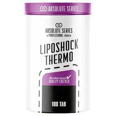 Liposhock Thermo Anderson, linea Absolute Series, termogenico in compresse con acetil L-carnitina, confezione da 100 compresse