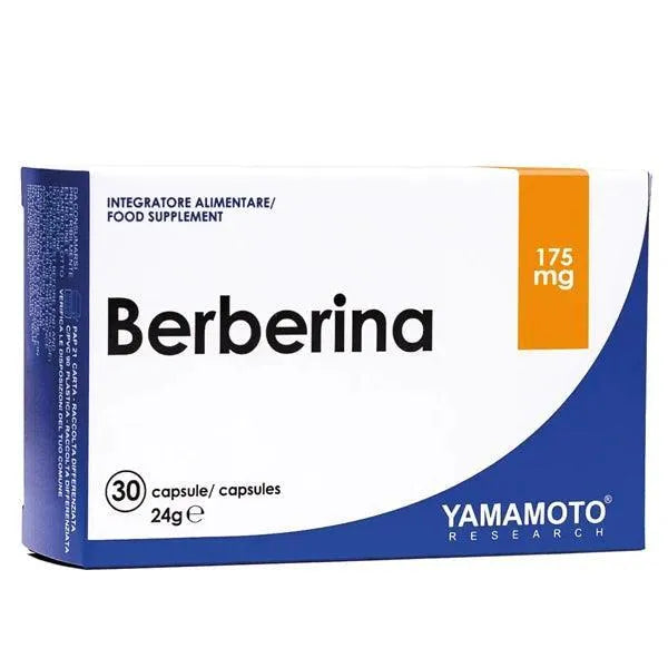 Berberina 30 cps - Integratore naturale per colesterolo e glicemia - Yamamoto Nutrition