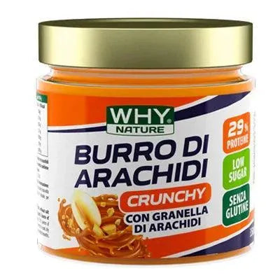 Burro di Arachidi Crunchy 350g - YakSports