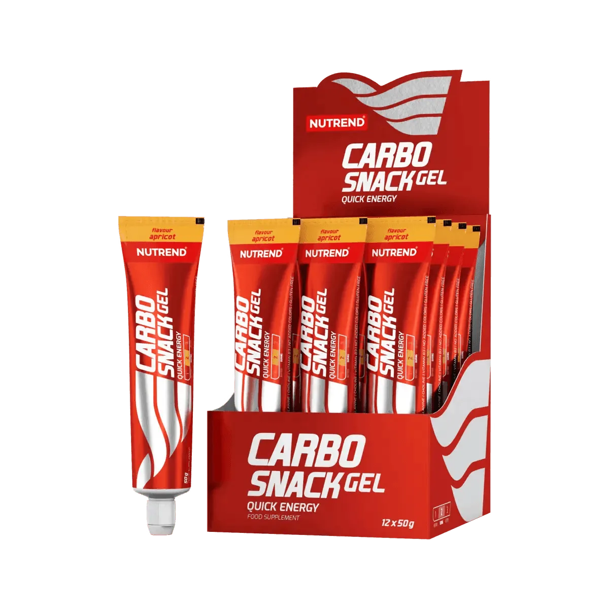 Carbosnack tubetto da 50g Albicocca - Nutrend