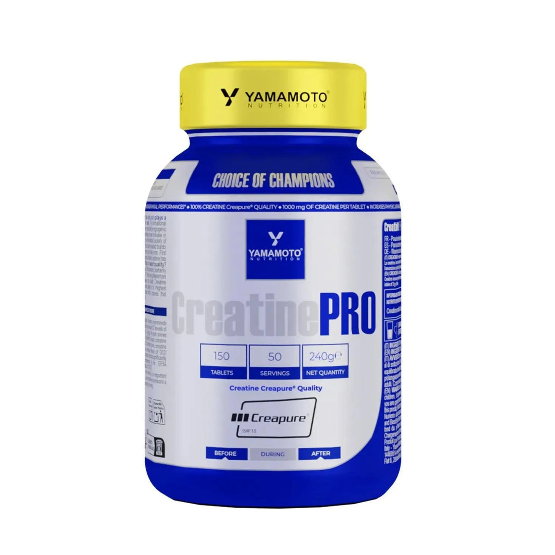 Creatine PRO Creapure Creatina 150 tabs - Yamamoto Nutrition