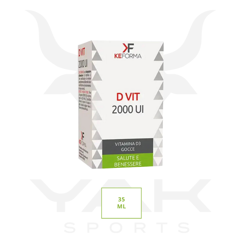D VIT 2000 UI Gocce flacone 35 ml - YakSports