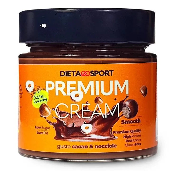 Dietaesport Premium Cream - Crema proteica da 250g gusto cacao e nocciola