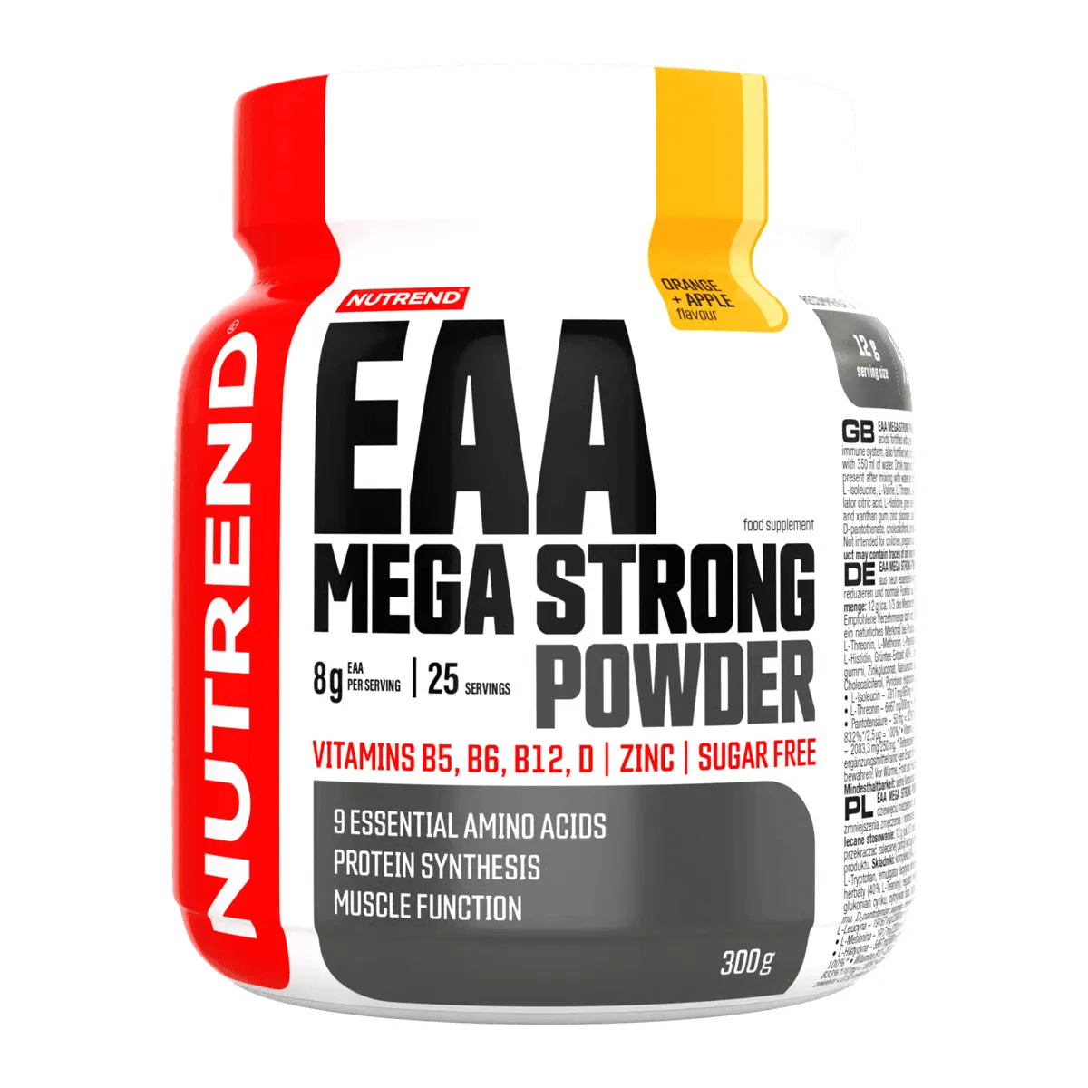 EAA Mega Strong 300g Arancia e Mela Aminoacidi Essenziali - Nutrend