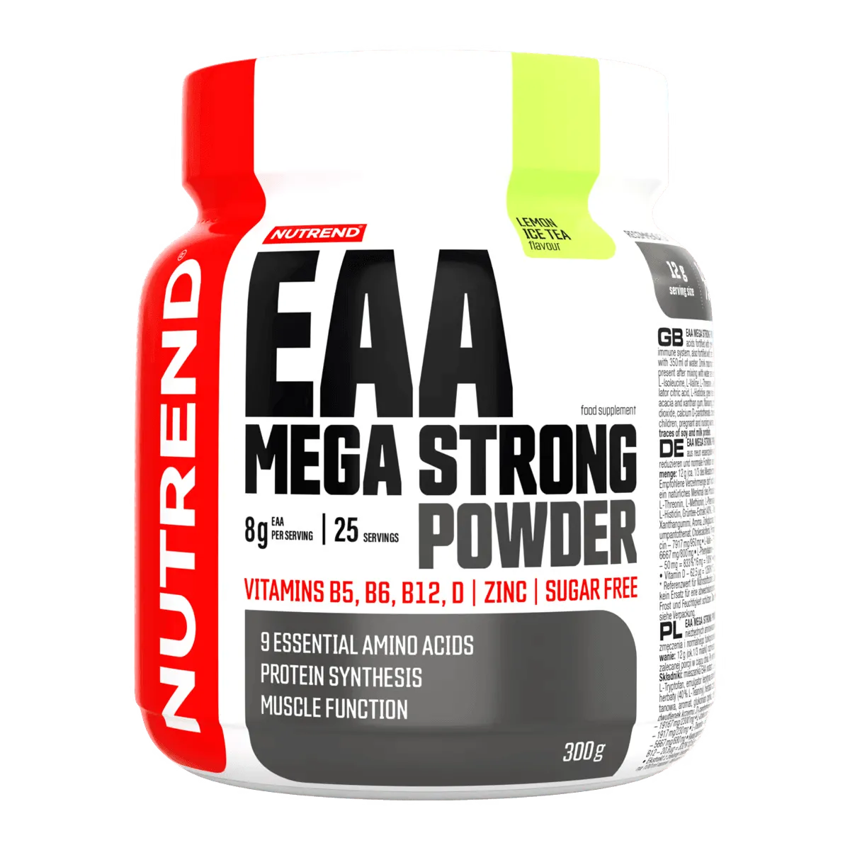EAA Mega Strong 300g Tea al Limone Aminoacidi Essenziali - Nutrend