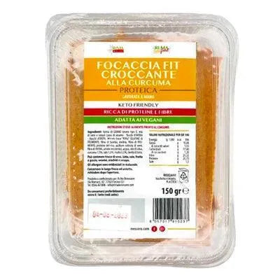 Focaccia Croccante Fit Proteica Curcuma 150g - YakSports