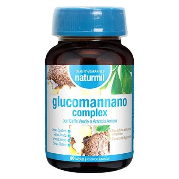 Glucomannano Complex 500 mg 60 cps - Naturmil