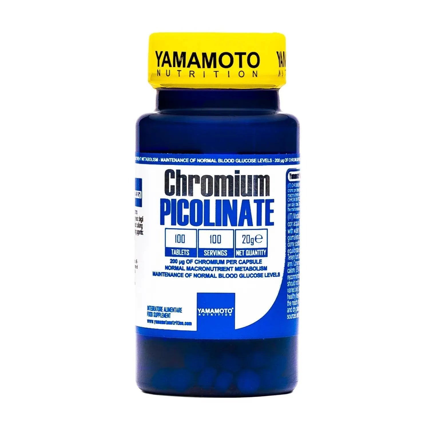 Chromium PICOLINATE 100 cpr - YakSports