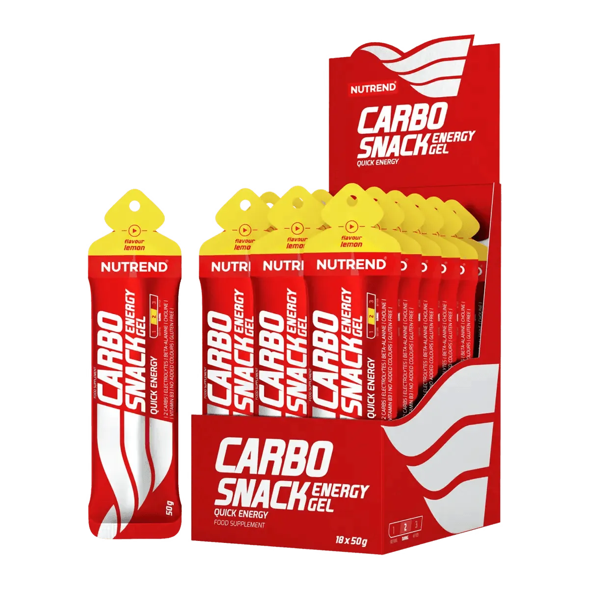 Carbosnack sacchetti 50g - YakSports