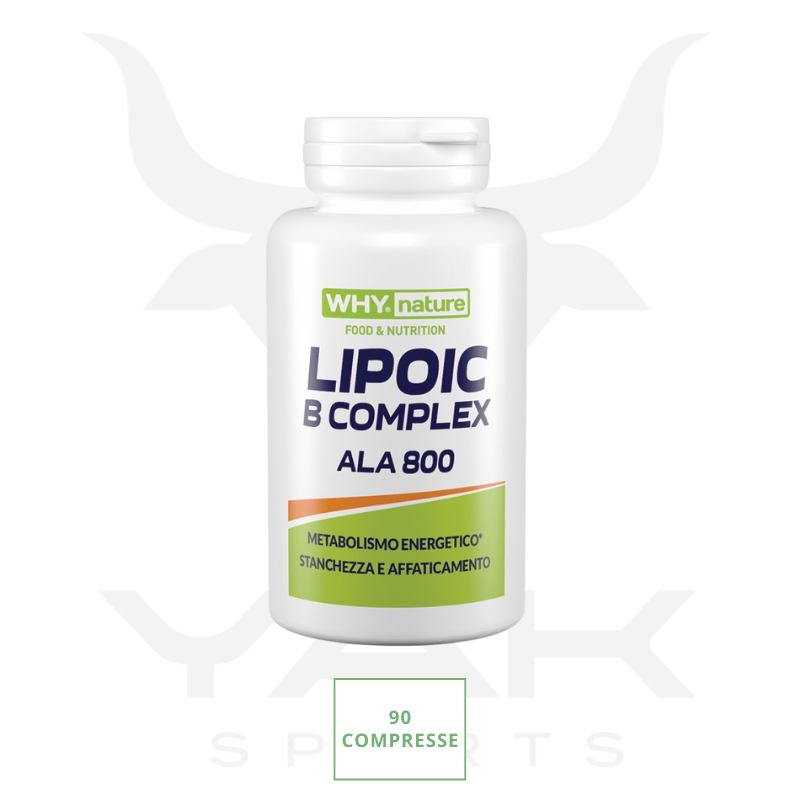Lipoic B Complex ALA 800 90 cpr - YakSports