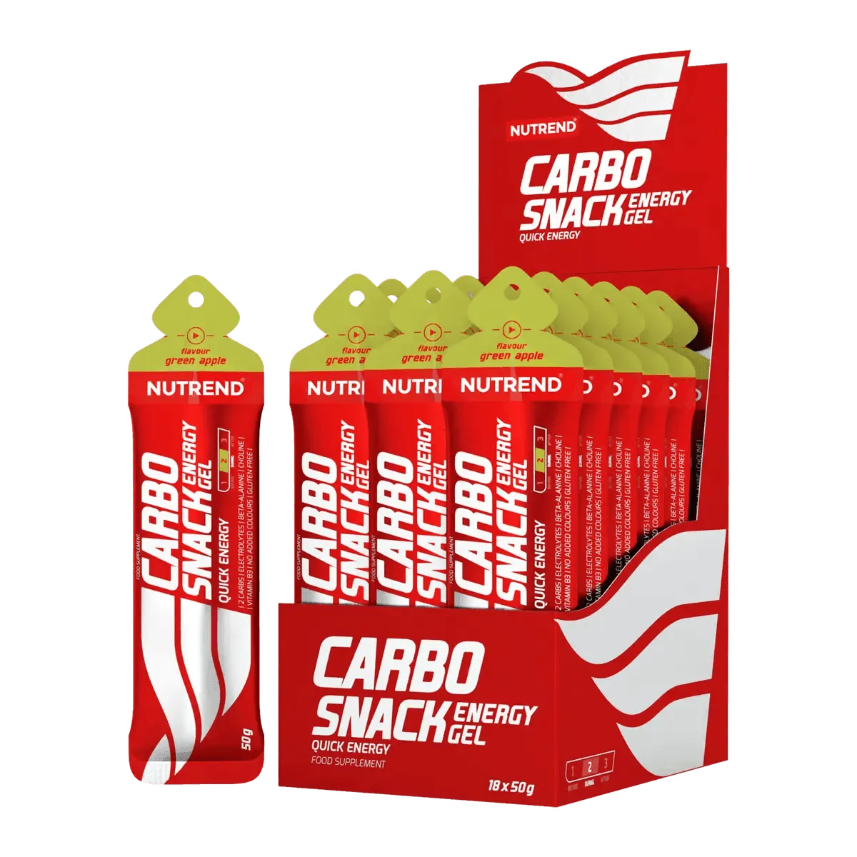 Carbosnack sacchetti 50g - YakSports