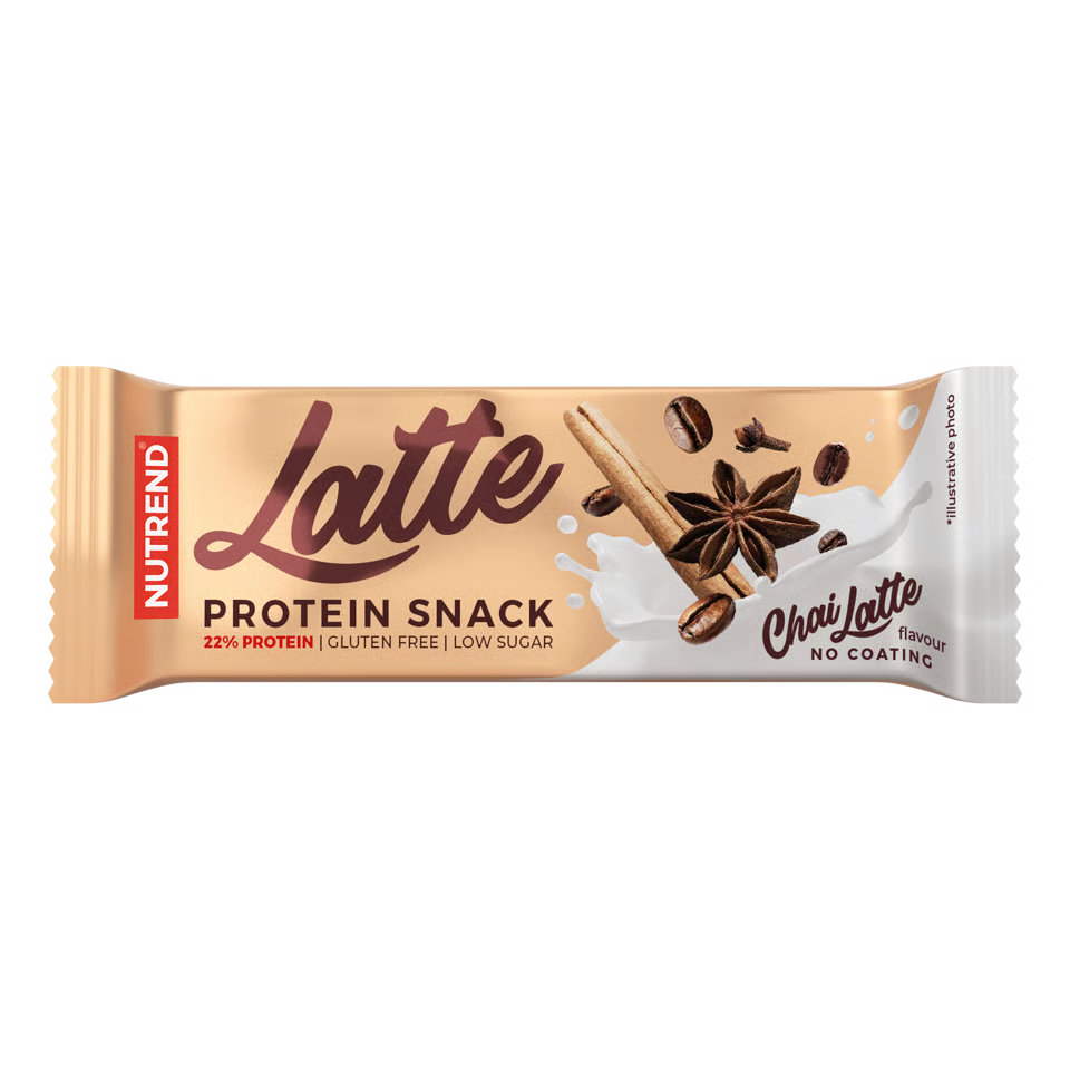 Latte Protein Snack Nutrend Chai Latte barretta proteica senza copertura da 40g