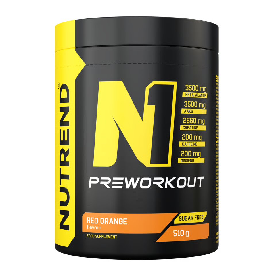 Nutrend N1 pre-workout polvere 510g gusto Arancia Rossa