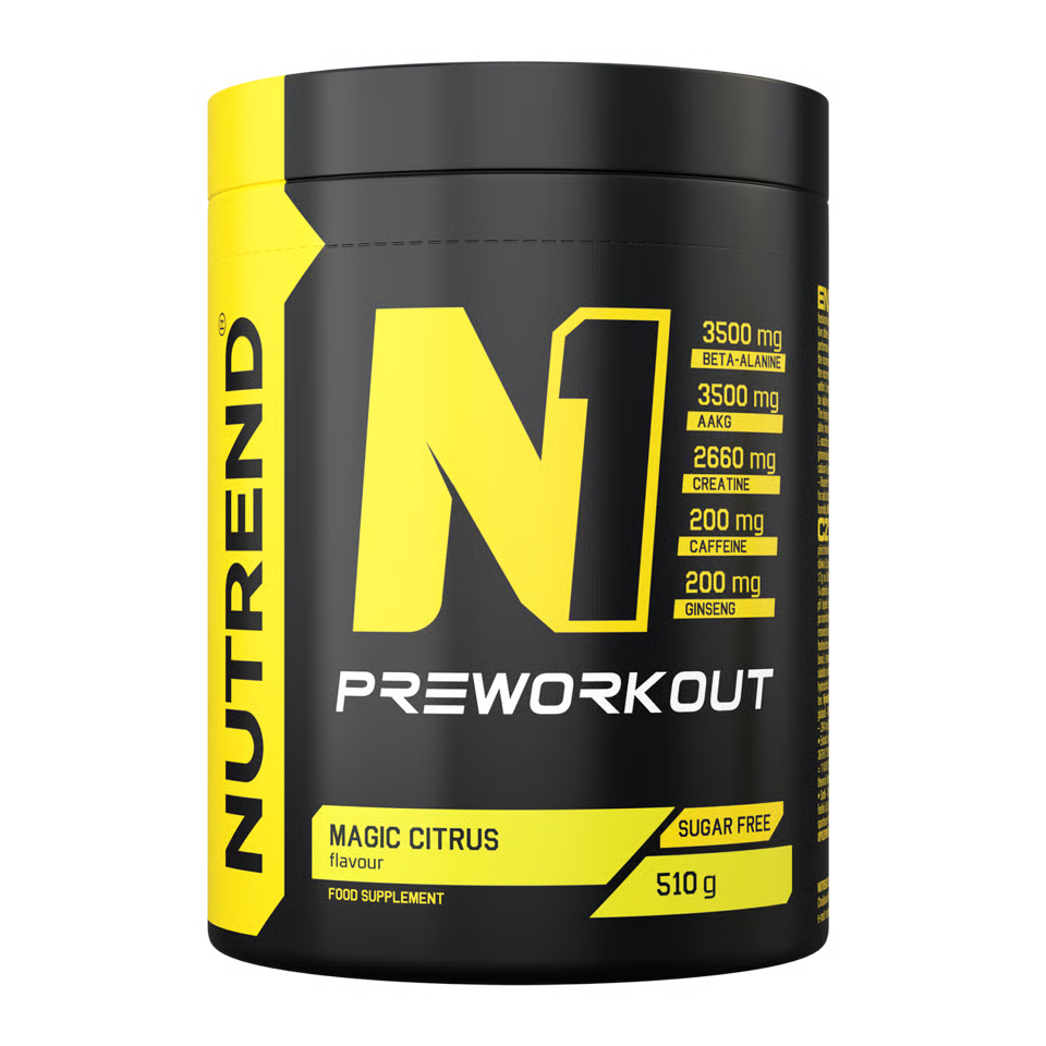 Nutrend N1 pre-workout polvere 510g gusto Magic Citrus