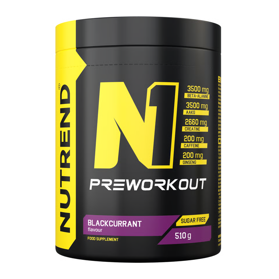 Nutrend N1 pre-workout polvere 510g gusto Ribes Nero