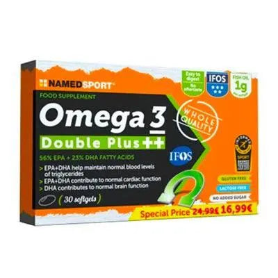 OMEGA 3 DOUBLE PLUS - 30 soft gel - YakSports