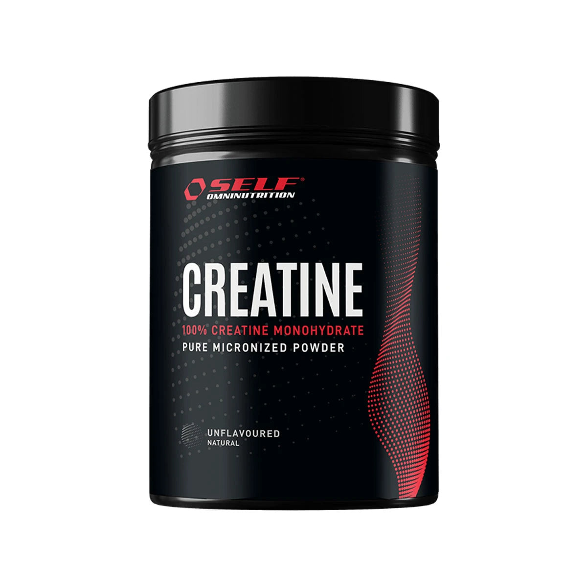Confezione di Creatina Monoidrato 100% micronizzata Self Omninutrition non aromatizzata 500 grammi