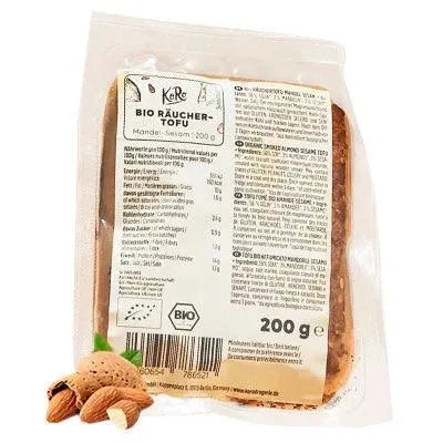 Tofu Affumicato con Mandorle e Sesamo Bio 200 g - YakSports