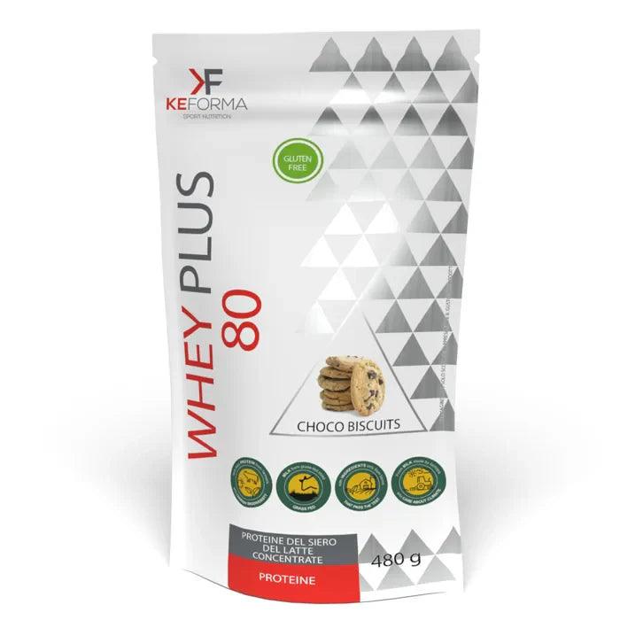 Whey Plus 80 480 g - Choco Biscuits - KeForma