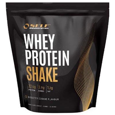 Whey Protein Shake 1000g Biscotto - Self Omninutrition