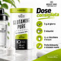 Anderson Glutamine Pure 500 g dose consigliata 3 g al giorno sciolta in acqua