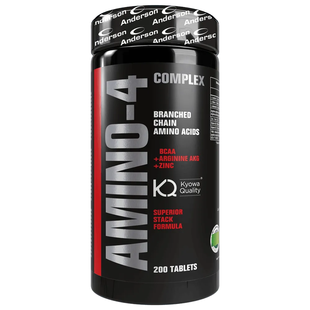 Anderson Research Amino-4 Complex BCAA 2:1:1 con arginina AKG 200 compresse