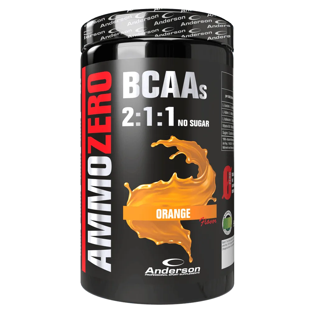 Anderson Research AMMO Zero BCAA 2:1:1 polvere 315 g gusto arancia