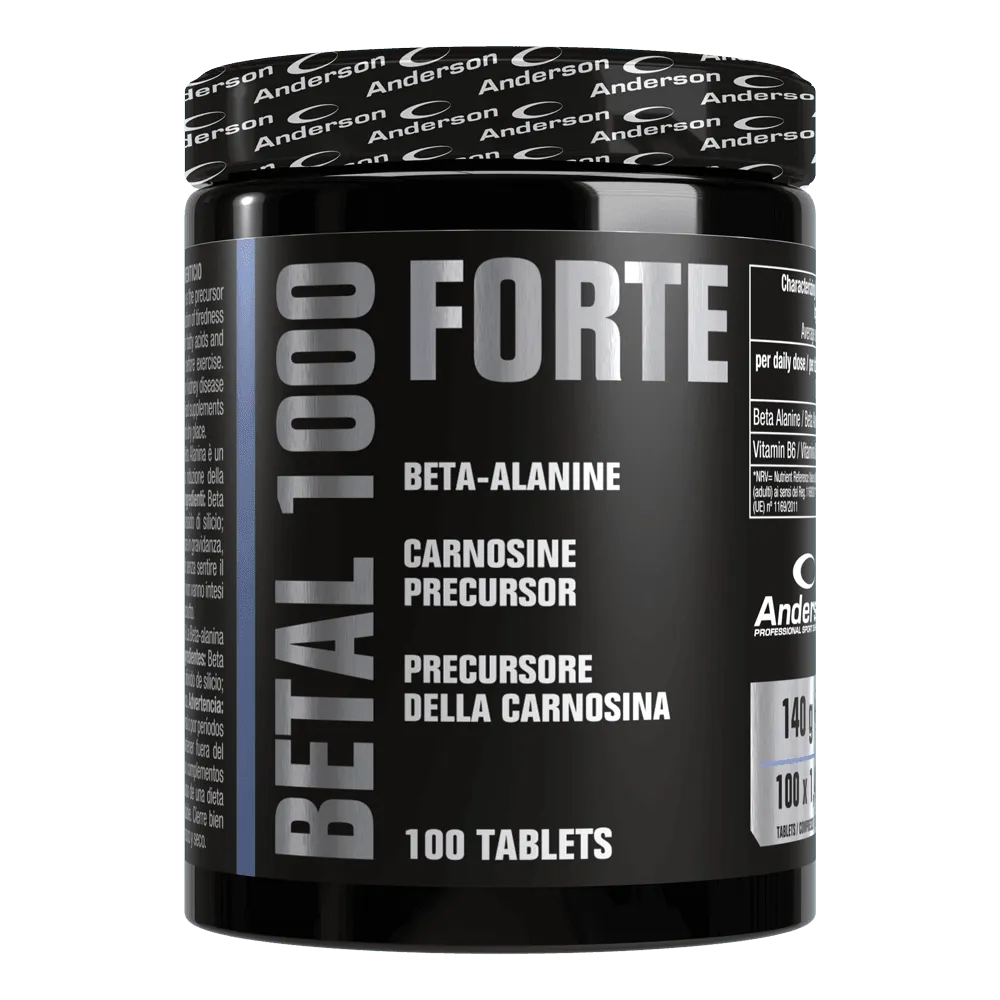 Anderson Research Betal 1000 Forte beta-alanina e vitamina B6 100 compresse