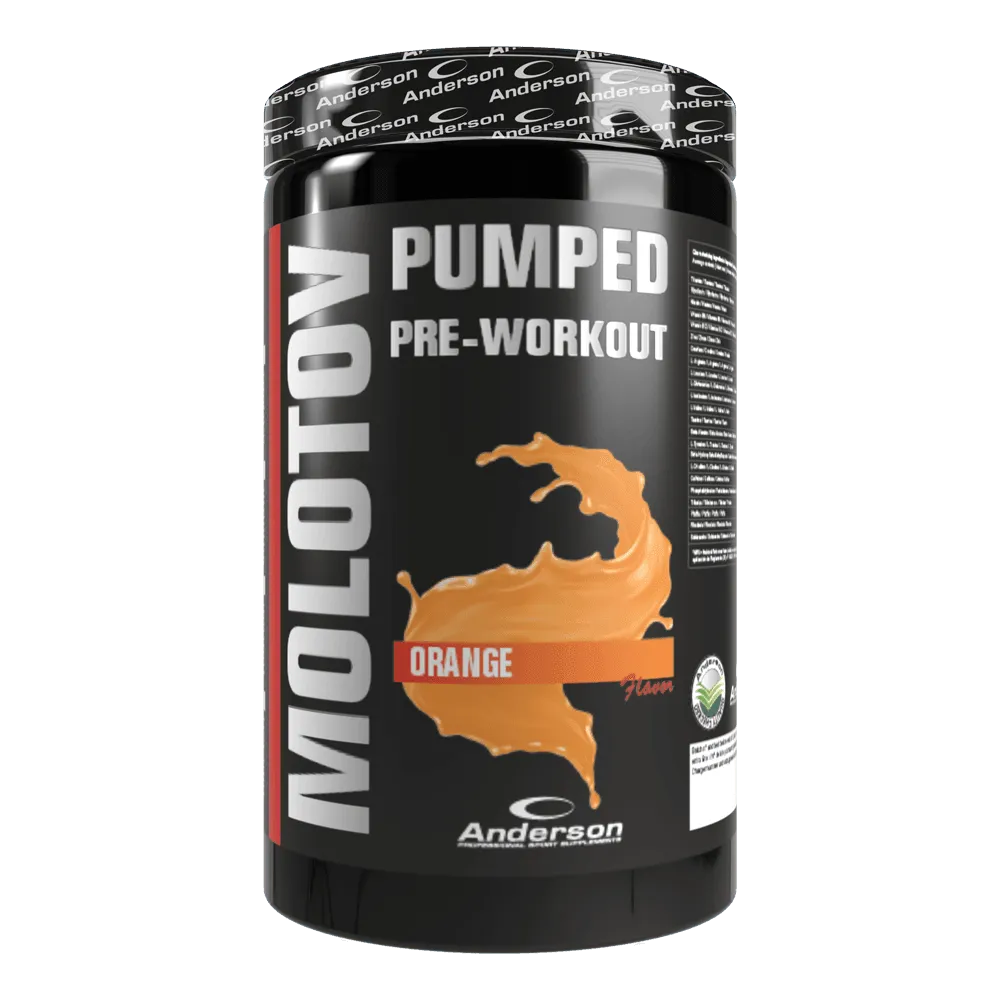 Anderson Research Molotov Pumped Pre-Workout polvere 600g gusto arancia