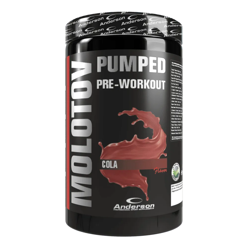 Anderson Research Molotov Pumped Pre-Workout polvere 600g gusto Cola