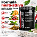 Anderson Sculpture Thermo Reducer formula multi-attiva con arancio amaro, guaranà, tè verde, matè, fucoxantina e cromo