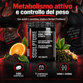 Anderson Sculpture Thermo Reducer 100 compresse con acetil L-carnitina, cromo ed estratti vegetali per supportare metabolismo e controllo del peso