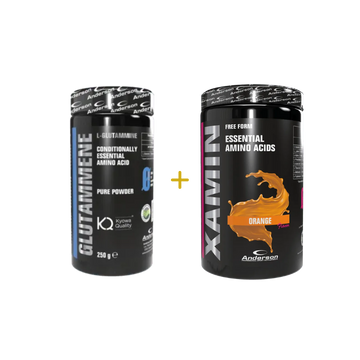 Anderson Aminoacidi Essenziali 312 g + Glutammina 250 g – Pacchetto per Recupero Muscolare e Sintesi Proteica