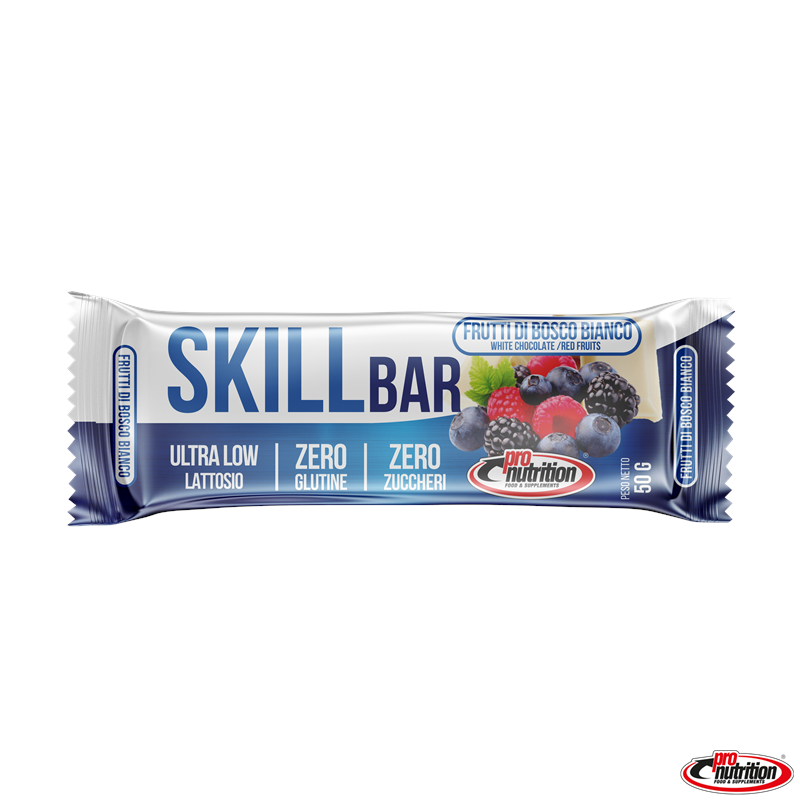 barretta proteica skill bar 50g frutti di bosco pronutrition