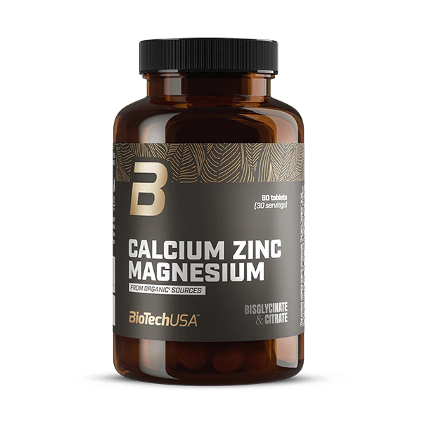 BioTechUSA Calcium Zinc Magnesium da fonti organiche 90 compresse