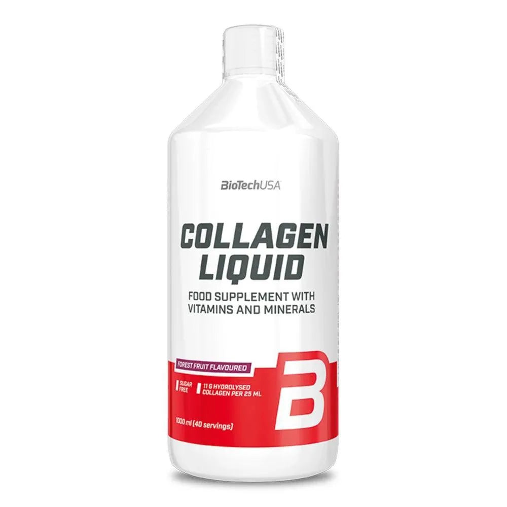 BioTechUSA Collagen Liquid collagene idrolizzato liquido 1000 ml gusto frutti di bosco