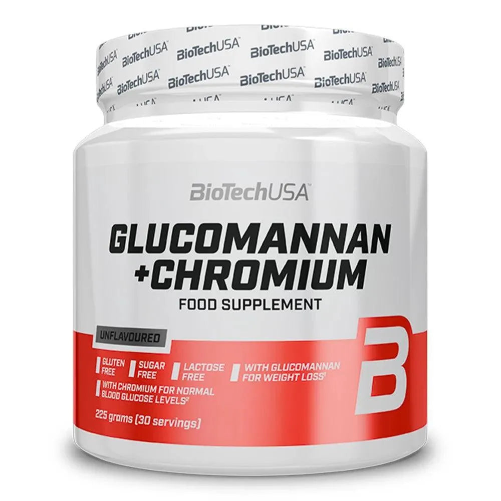 BioTechUSA Glucomannan Chromium polvere 225g