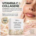 BioTechUSA Hair Skin & Nails con vitamina C che contribuisce alla normale formazione del collagene per la normale funzione della pelle