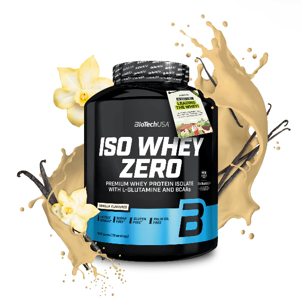 BioTechUSA Iso Whey Zero whey isolate in polvere 1816g gusto vaniglia