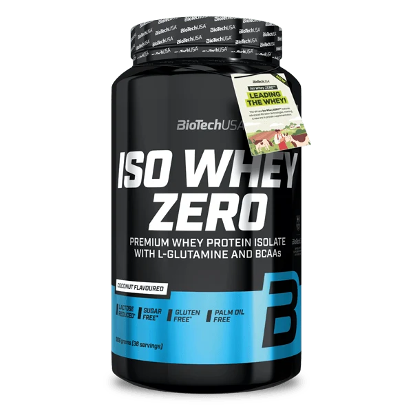BioTechUSA Iso Whey Zero whey isolate in polvere 908g gusto cocco