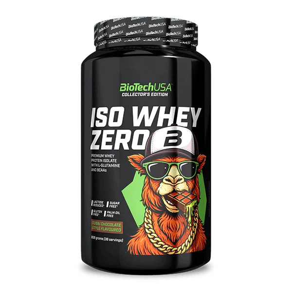BioTechUSA Iso Whey Zero whey isolate in polvere 908g gusto dubai chocolate