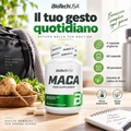 BioTechUSA Maca 60 mega capsule, integratore con estratto di radice di maca pratico da inserire nella routine quotidiana