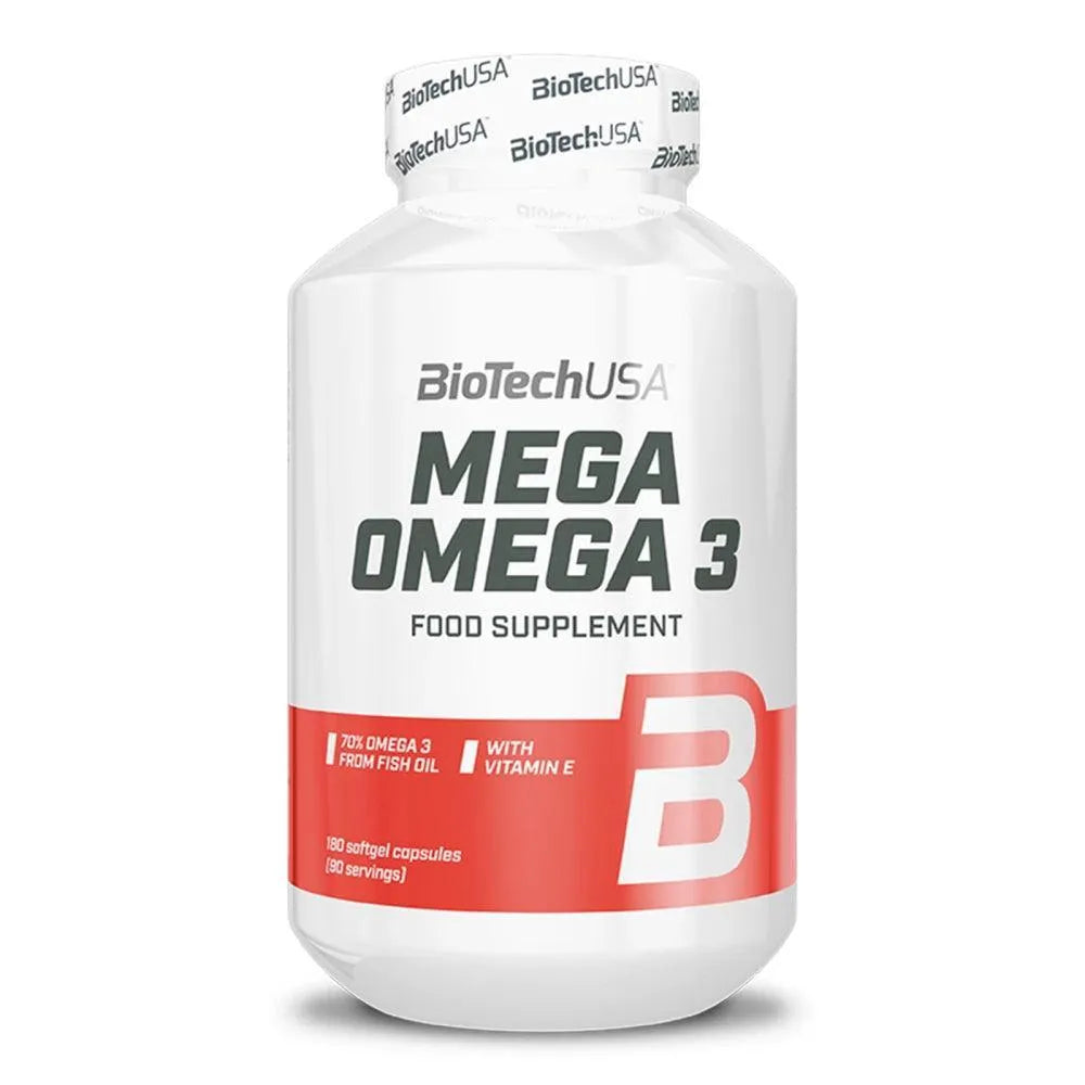 BioTechUSA Mega Omega 3 EPA/DHA 180 capsule softgel