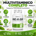 BioTechUSA One-A-Day multivitaminico con 12 vitamine e 10 minerali, formato da 100 compresse