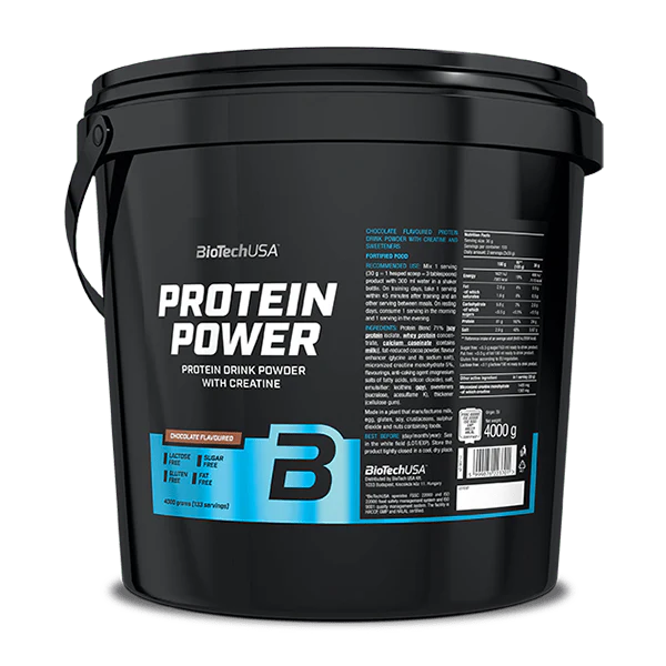 BioTechUSA Protein Power polvere 4000g gusto cioccolato