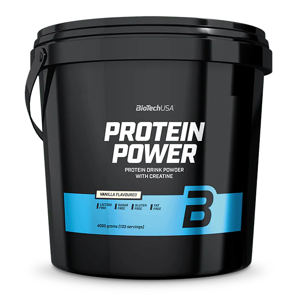 BioTechUSA Protein Power polvere 4000g gusto vaniglia