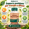 BioTechUSA Vegan Multivitamin con vitamine e minerali che contribuiscono al normale metabolismo energetico e alla normale funzione del sistema immunitario